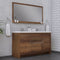 Alya Bath Sortino 60 Double" Modern Bathroom Vanity Rosewood AB-MD660D-RW