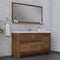 Alya Bath Sortino 60 Single" Modern Bathroom Vanity Rosewood AB-MD660S-RW