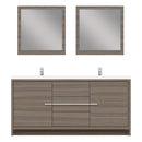 Alya Bath Sortino 72" Modern Bathroom Vanity Gray AB-MD672-G