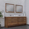 Alya Bath Sortino 84" Modern Bathroom Vanity Rosewood AB-MD684-RW