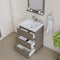 Alya Bath Paterno 24" Modern Freestanding Bathroom Vanity Gray AB-MOA24-G