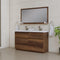 Alya Bath Paterno 60" Double Modern Freestanding Bathroom Vanity Rosewood AB-MOA60D-RW