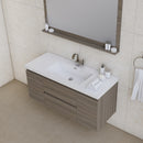 Alya Bath Paterno 48" Modern Wall Mounted Bathroom Vanity Gray AB-MOF48-G