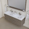 Alya Bath Paterno 60" Double Modern Wall Mounted Bathroom Vanity Gray AB-MOF60D-G