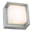Abra Lighting Square Outdoor Wall Sconce with Hoods 50023ODW-SL