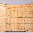 ALFI 63" Free Standing Cedar Wooden Bathtub AB1105