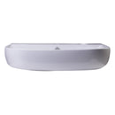 ALFI 28" White D-Bowl Porcelain Wall Mounted Bath Sink AB112