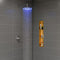 ALFI Brushed Nickel 12" Round Multi Color LED Rain Shower Head LED12R-BN