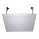 ALFI 24" Square Brushed Solid Stainless Steel Ultra Thin Rain Shower Head RAIN24S-BSS