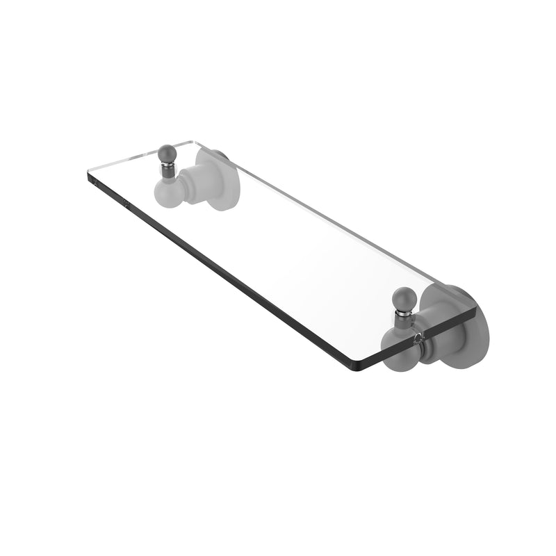 Allied Brass Astor Place 16 inch Glass Vanity Shelf with Beveled Edges AP-1-16-GYM