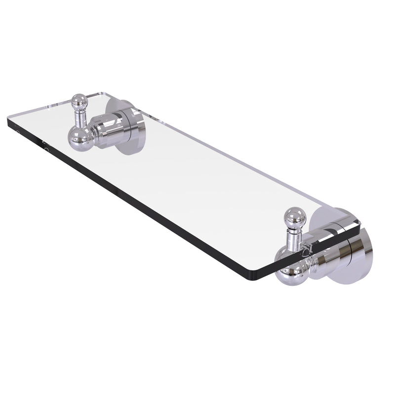 Allied Brass Astor Place 16 inch Glass Vanity Shelf with Beveled Edges AP-1-16-PC