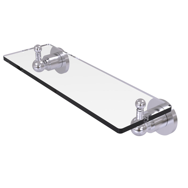 Allied Brass Astor Place 16 inch Glass Vanity Shelf with Beveled Edges AP-1-16-SCH