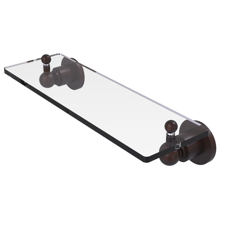 Allied Brass Astor Place 16 inch Glass Vanity Shelf with Beveled Edges AP-1-16-VB