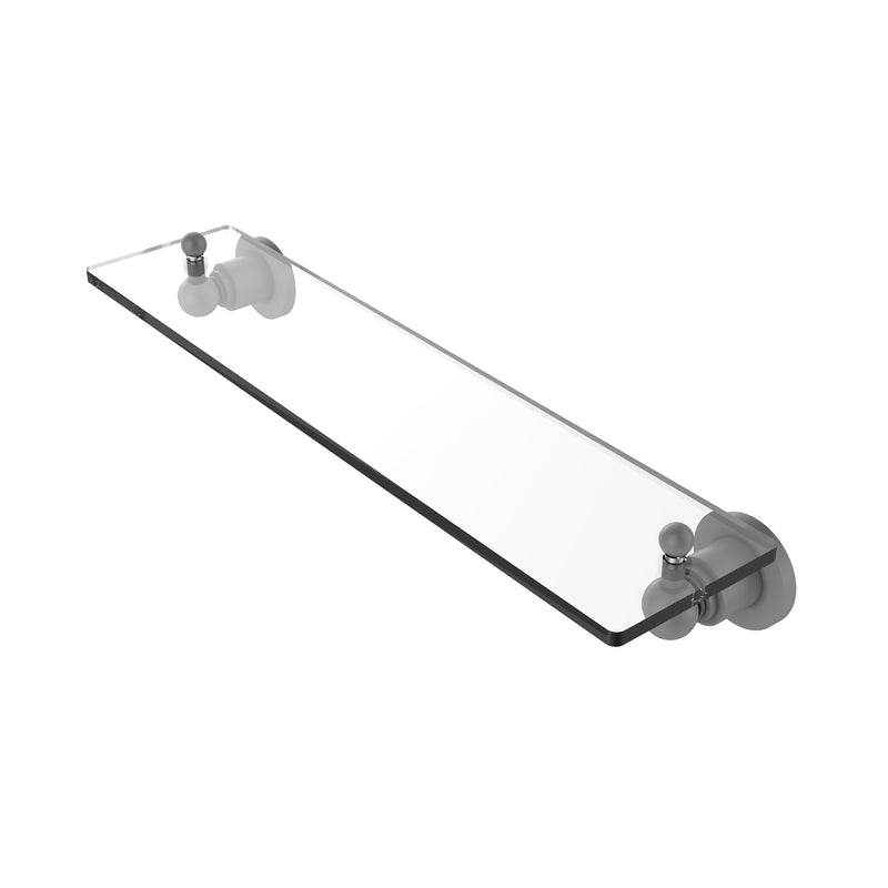 Allied Brass Astor Place 22 inch Glass Vanity Shelf with Beveled Edges AP-1-22-GYM