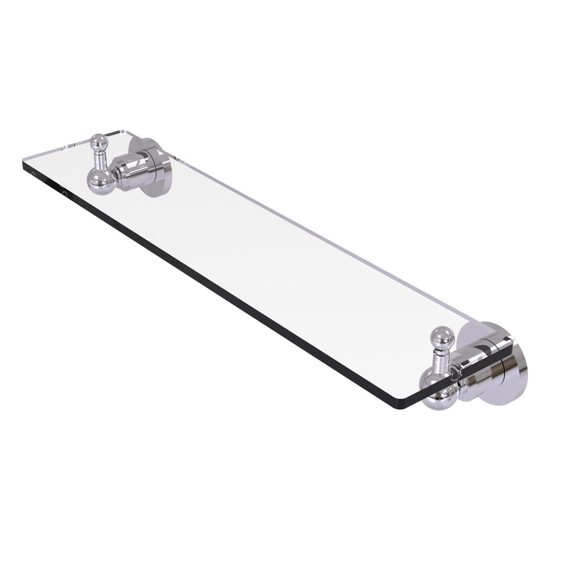 Allied Brass Astor Place 22 inch Glass Vanity Shelf with Beveled Edges AP-1-22-PC