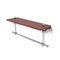 Allied Brass Astor Place Collection 16 Inch Solid IPE Ironwood Shelf with Integrated Towel Bar AP-1TB-16-IRW-PC