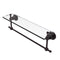Allied Brass Astor Place 22 Inch Glass Vanity Shelf with Integrated Towel Bar AP-1TB-22-ABZ