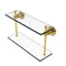 Allied Brass Astor Place Collection 16 Inch Two Tiered Glass Shelf AP-2-16-PB