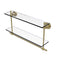 Allied Brass Astor Place Collection 22 Inch Two Tiered Glass Shelf with Integrated Towel Bar AP-2TB-22-SBR