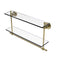 Allied Brass Astor Place Collection 22 Inch Two Tiered Glass Shelf with Integrated Towel Bar AP-2TB-22-UNL