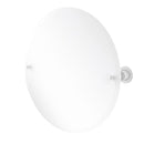 Allied Brass Frameless Round Tilt Mirror with Beveled Edge AP-90-WHM