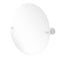 Allied Brass Frameless Round Tilt Mirror with Beveled Edge AP-90-WHM