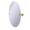 Allied Brass Frameless Oval Tilt Mirror with Beveled Edge AP-91-PB