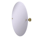 Allied Brass Frameless Oval Tilt Mirror with Beveled Edge AP-91-SBR