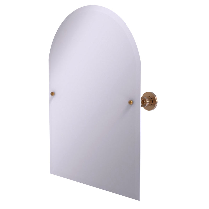 Allied Brass Frameless Arched Top Tilt Mirror with Beveled Edge AP-94-BBR