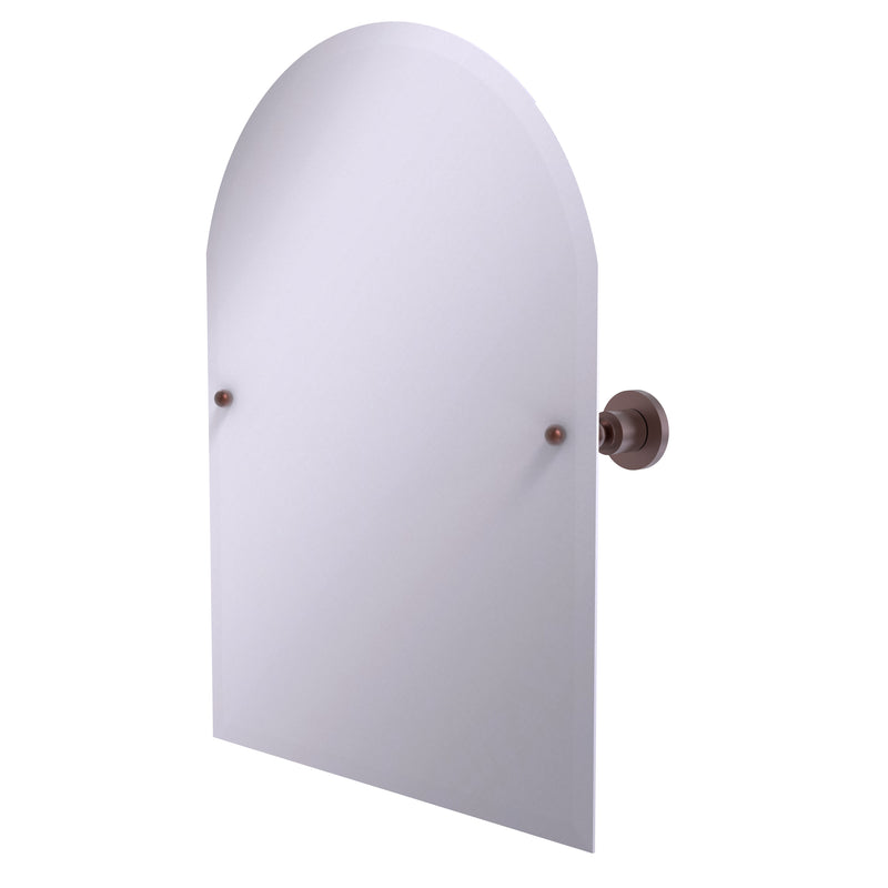 Allied Brass Frameless Arched Top Tilt Mirror with Beveled Edge AP-94-CA