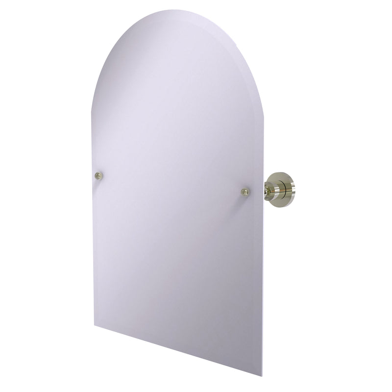 Allied Brass Frameless Arched Top Tilt Mirror with Beveled Edge AP-94-PNI