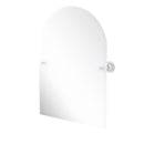 Allied Brass Frameless Arched Top Tilt Mirror with Beveled Edge AP-94-WHM