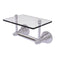 Allied Brass Astor Place Collection Two Post Toilet Tissue Holder with Glass Shelf AP-GLT-24-SCH