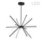 Dainolite 32W Led Chandelier Mb with Wh Acrylic Diffuser ARY-2032LEDC-MB