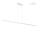 Dainolite 30W Horizontal Pendant Matte White with White Acrylic Diffuser ARY-3830LEDHP-MW