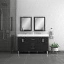 Alya Bath Ripley 56" Black Double Vanity with Sink AT-8043-B-D