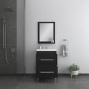 Alya Bath Ripley 24" Black Vanity with Sink AT-8080-B