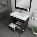 Alya Bath Ripley 36" Black Vanity with Sink AT-8089-B