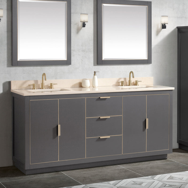 Avanity Austen 73 inch Vanity Combo AUSTEN-VS73-TGG-D