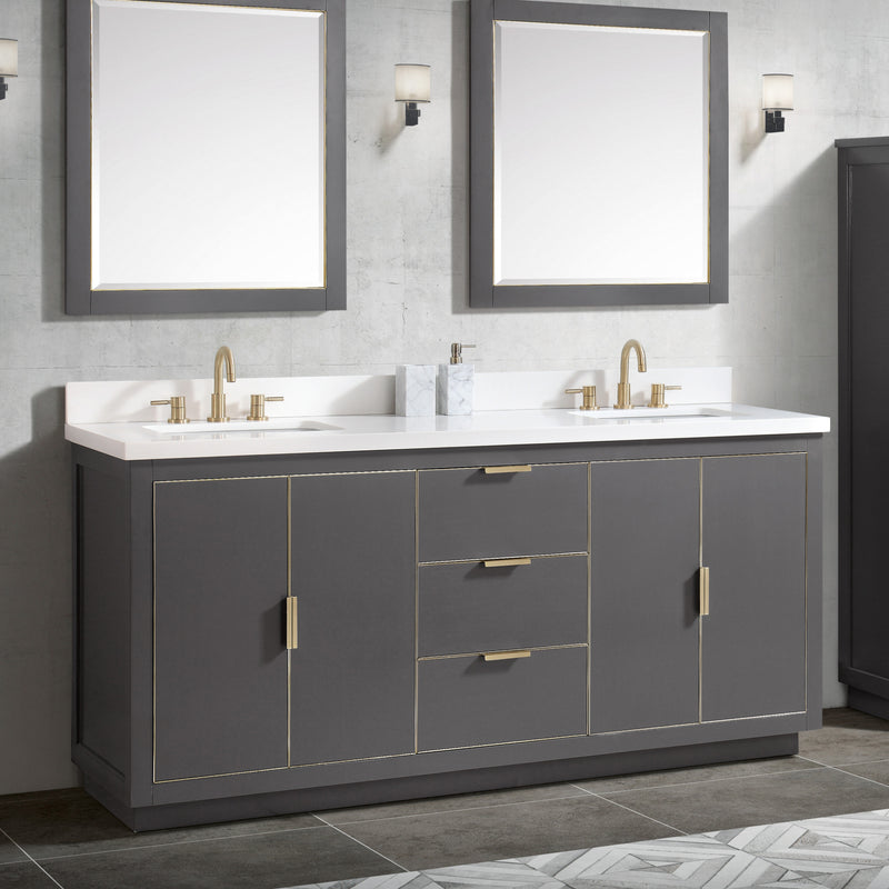 Avanity Austen 73 inch Vanity Combo AUSTEN-VS73-TGG-WQ