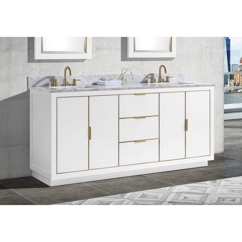 Avanity Austen 72 inch Vanity Only AUSTEN-V72-WTG