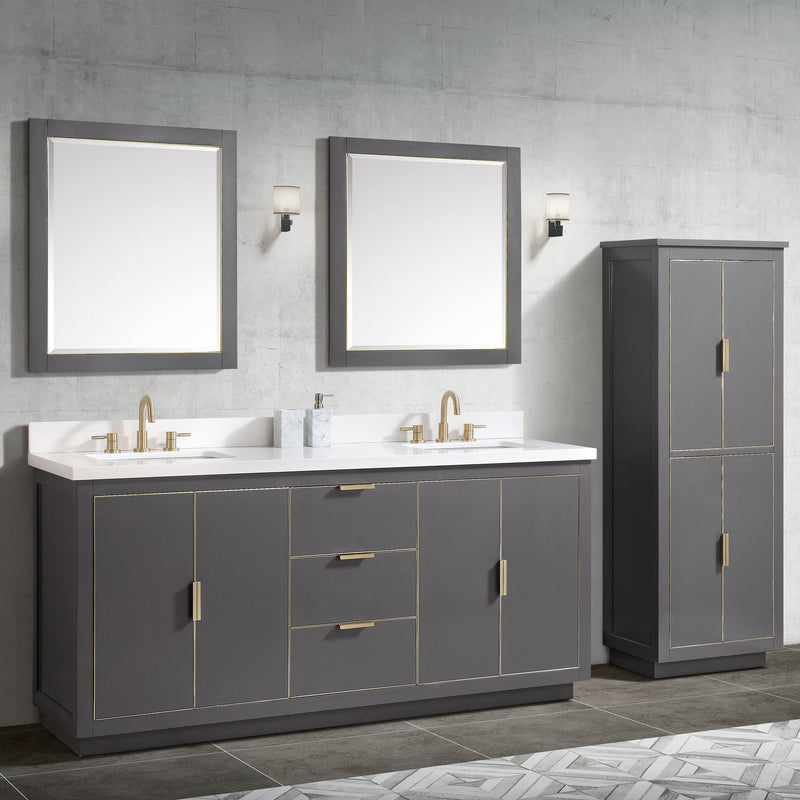 Avanity Austen 73 inch Vanity Combo AUSTEN-VS73-TGG-WQ