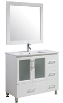 Design Element Stanton 40" Single Sink Vanity Set in White Finish