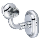 Water Creation Elegant Matching Glass Series Robe Hooks in Chrome Finish BA-0006-01