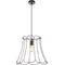 Dainolite 1 Light Metal Black Framed Pendant BKO-L-BK