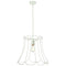 Dainolite 1 Light Metal White Framed Pendant BKO-L-WH