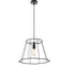 Dainolite 1 Light Metal Black Framed Pendant BKO-SM-BK