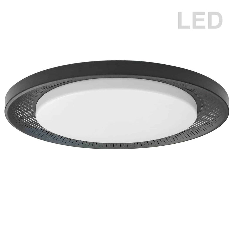 Dainolite 30W Flushmount Mb W/ Wh Acrylic Diffuser BLL-1730LEDFH-MB