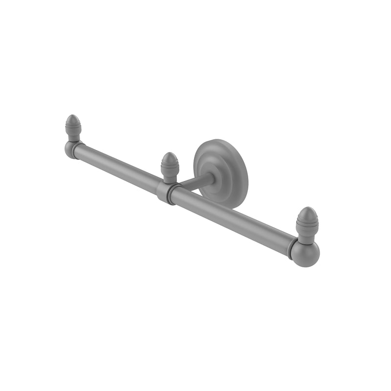 Allied Brass Que New Collection 2 Arm Guest Towel Holder BPQN-HTB-2-GYM