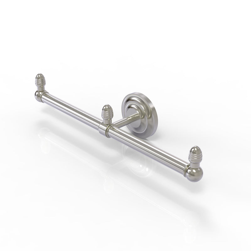 Allied Brass Que New Collection 2 Arm Guest Towel Holder BPQN-HTB-2-SN